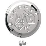 Joker Machine Points Cover - Lucky 7 - 2 Hole - Chrome 921102L Joker Machine Points Cover - Lucky 7 - 2 Hole - Chrome 921102L