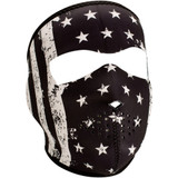 Zan Headgear Full-Face Mask - Black/White Vintage Flag Wnfm091