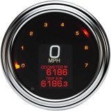 DAKOTA DIGITAL MLX2004 Dakota Digital Tank Speedometer - Chrome Bezel - 4.5" Mlx-2004