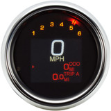 Dakota Digital Tank Speedometer - Chrome Bezel - 3-3/8" Mlx-3012