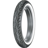 Dunlop Tire - D401 - Front - 100/90-19 - Wide Whitewall - 57H 45064215