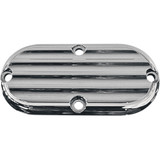 Joker Machine Inspection Cover - Chrome - Finned 06-95Fn