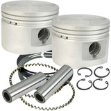 S&S CYCLE 9200026 S&S Cycle Piston Kit - For 80" Stock Or S&S Heads - 3.5" - +.010 920-0026