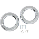 MOTOR TRIKE MTEL0153 Motor Trike Accent Rings For Trax Fog Lights - Chrome Mtel-0153