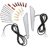 Show Chrome Led Marker Lights - Clear Lens/Amber Leds - Gl1800 52-922A