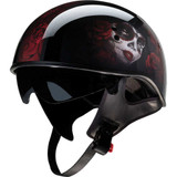 Z1R 0103-1316 Z1R Vagrant Helmet - Red Catrina - Black/Red - Large