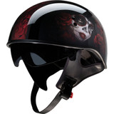 Z1R Vagrant Helmet - Red Catrina - Black/Red - Xl