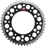 RENTHAL 154052048GPBK Renthal Twinring Rear Sprocket - 48 Tooth - Black 1540-520-48Gpbk