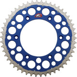 RENTHAL 224052050GPBU Renthal Twinring Rear Sprocket - 50 Tooth - Blue 2240-520-50Gpbu
