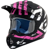 Afx Fx-17 Helmet - Attack - Matte Black/Fuchsia - 2Xl 0110-7171