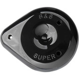 S&S CYCLE 1700384A S&S Cycle Teardrop Air Cleaner Cover - Gloss Black 170-0384A