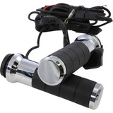 Koso North America Titan-X Heated Grips - 1" - Chrome Ax068M00 Koso North America Titan-X Heated Grips - 1" - Chrome Ax068M00