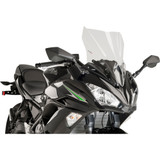 Puig Hi-Tech Parts Race Windscreen - 17-3/4" - Clear - Kawasaki 9711W