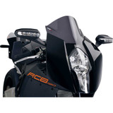 PUIG HI-TECH PARTS 4944F Puig Hi-Tech Parts Race Windscreen - 14-1/2" - Dark Smoke - Rc8 4944F