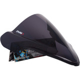 Puig Hi-Tech Parts Race Windscreen - 15-3/8" - Dark Smoke - Hayabusa 4826F