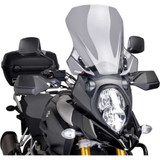 PUIG HI-TECH PARTS 7229H Puig Hi-Tech Parts Touring Windscreen - 18-1/8" - Light Smoke - V-Strom 7229H