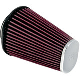 K & N Replacement Air Filter - Aircharger Intake - Chrome Rc-3680