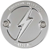 THRASHIN SUPPLY CO. TSC30272 Thrashin Supply Co. Points Cover - Dished - Polished - M8 Tsc-3027-2