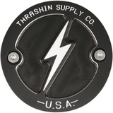 Thrashin Supply Co. Points Cover - Dished - Black - M8 Tsc-3027-4