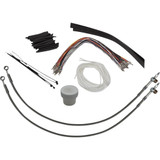 Fat Baggers Inc. Installation Kit - Hydraulic Clutch - 14" - Braided 109714