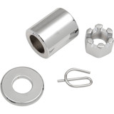 Colony Axle - Rear - Chrome - Kit - 91-99 Dyna 9812-3