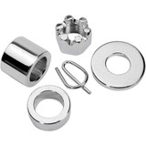 COLONY 20404 Colony Axle Spacer - Rear - Chrome - Kit - 00-03 Xl 2040-4