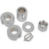 COLONY 98104 Colony Axle Nut With Spacer - Chrome - Kit 9810-4