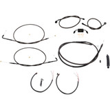 La Choppers Handlebar Cable/Brake Line Kit - Complete - 12" - 14" Handlebars - Midnight La-8211Kt2-13M