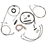 LA CHOPPERS LA8005KT2B13M La Choppers Handlebar Cable/Brake Line Kit - Complete - 12" - 14" Handlebars - Midnight La-8005Kt2B-13M
