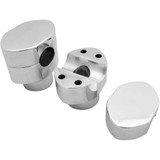 LA CHOPPERS LA741002 La Choppers Risers - Springer - Chrome La-7410-02