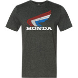 Honda Apparel Honda Vintage Wing T-Shirt - Gray - Small Np21S-M1821-S