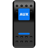 MOOSE UTILITY AUXPWR Moose Utility Rocker Switch - Auxilary Power - Blue Aux-Pwr