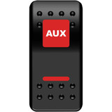 MOOSE UTILITY AUXPWRR Moose Utility Rocker Switch - Auxilary Power - Red Aux-Pwr-R