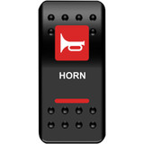 MOOSE UTILITY HRNPWRR Moose Utility Rocker Switch - Horn - Red Hrn-Pwr-R
