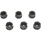 DRIVEN RACING DSNBK Driven Racing Aluminum Sprocket Nuts - Black - M10 X 1.25 Dsnbk