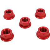 DRIVEN RACING DSN5RD Driven Racing Aluminum Sprocket Nuts - Red - M10 X 1.25 Dsn5Rd
