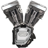 T124 Long Block Engine - Wrinkle Black And Chrome - Touring | Dyna 310-0326A T124 Long Block Engine - Wrinkle Black And Chrome - Touring | Dyna 310-0326A