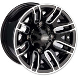 MOOSE UTILITY 112M148110GBMF4 Moose Utility Wheel - 112X - Rear - Black - 14X8 - 4/110 - 4+4 112M148110Gbmf4