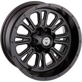 MOOSE UTILITY 399MO128136MB4 Moose Utility Wheel - 399X - Rear - Black - 12X8 - 4/136 - 4+4 399Mo128136Mb4