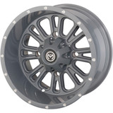 Moose Utility Wheel - 399X - Rear - Gray - 12X8 - 4/156 - 4+4 399Mo128156Kg4