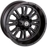 Moose Utility Wheel - 399X - Front - Black - 12X7 - 4/156 - 4+3 399Mo127156Mb4
