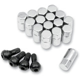 Moose Utility Lug Nut - 12 Mm X 1.25 - Chrome - Flat - 16 Pack Sp300Mo206