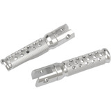 Emgo Footpegs - Slash-Cut - Silver 50-11211A