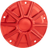 ARLEN NESS 700022 Arlen Ness Derby Cover - Red 700-022