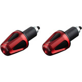 DRIVEN RACING DXBRD Driven Racing Bar End Weight - Red/Black Dxb-Rd