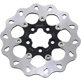 GALFER DF724FLW Galfer Wave Brake Rotor - Rear - Black Carrier Df724Flw