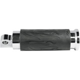 Avon Grips Footpegs - Flame - Chrome Fp-Fla-80