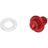 MOOSE RACING DP1071 DRAIN PLUG MAGNETIC RED