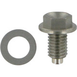 MOOSE RACING DP116 Moose Racing Magnetic Drain Plug - Silver - Suzuki | Yamaha Dp116