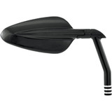 Performance Machine (Pm) Mirror - Vision - Arrow - Side View - Triangle - Black/Contrast Cut - Left/Right 0064-2023-Bm